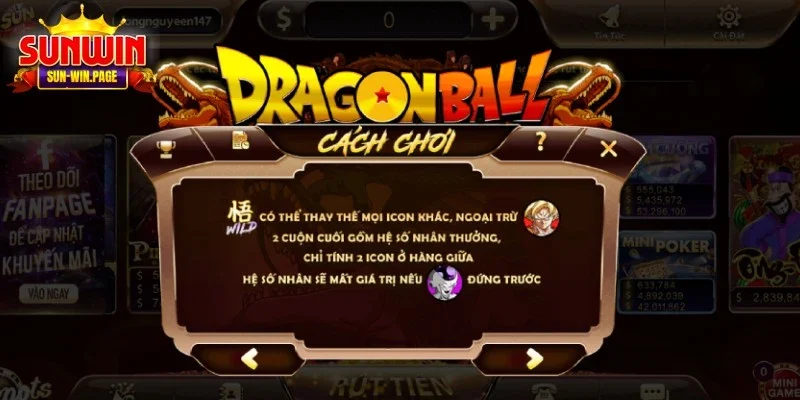 Cơ hội nhận những phần thưởng khủng tại Dragonball SUNWIN