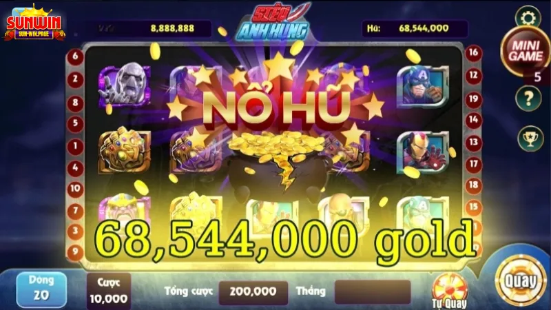 Kho game đa dạng và phong phú các thể loại quay hũ 